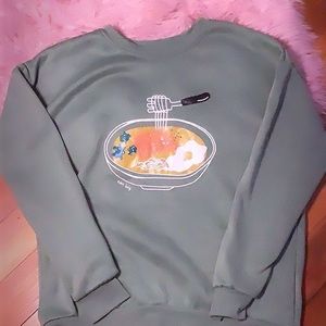 Green Ramen Bowl Sweatshirt